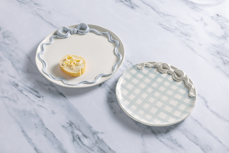 Blue Bow Platter