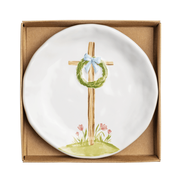 Single Cross Trinket Dish