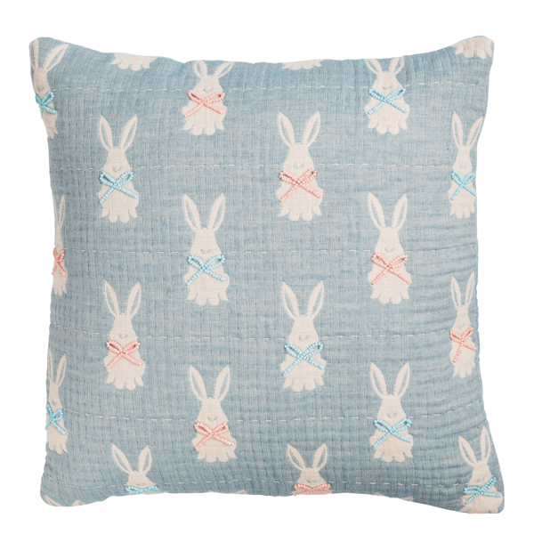 Jacquard Easter Pillow