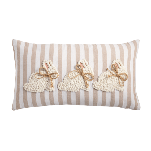 Stripe Bunny Pillow