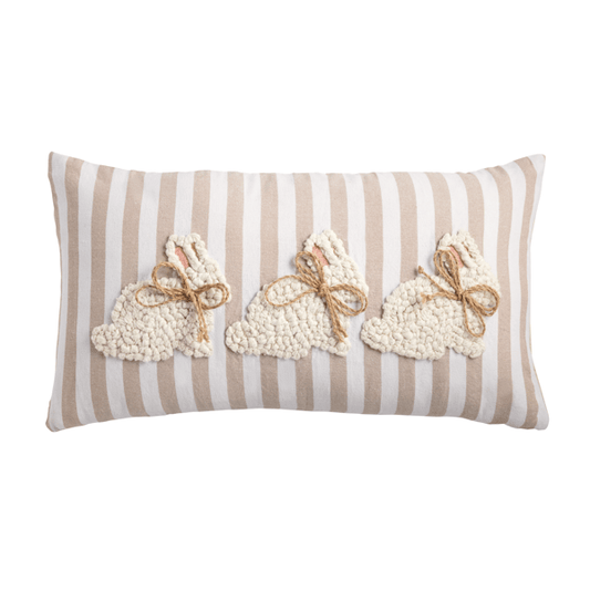 Stripe Bunny Pillow