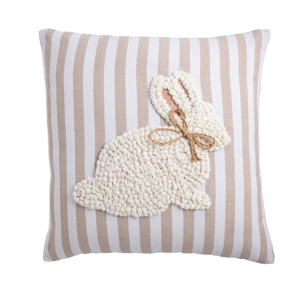 Stripe Bunny Pillow