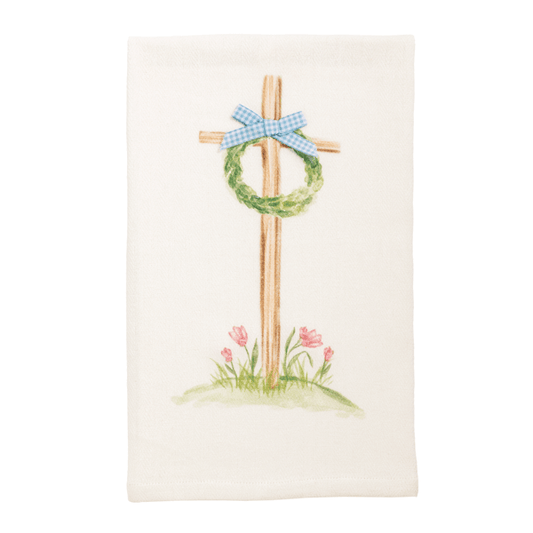 Church Wreath Easter Towel