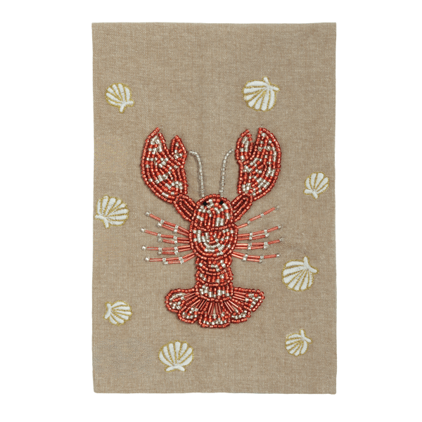 Lobster Beaded Towel