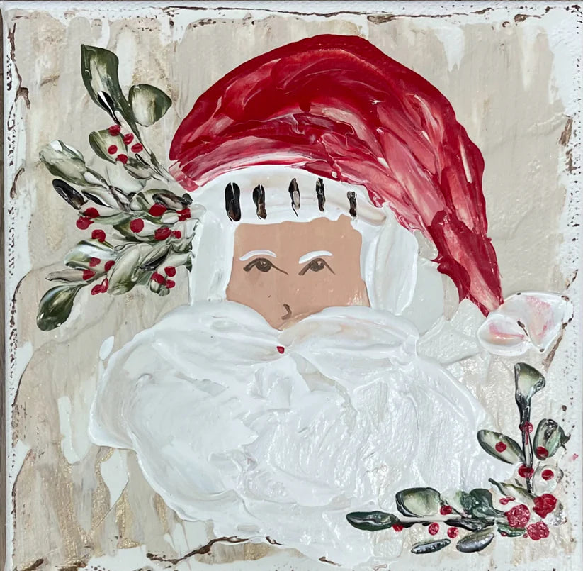 New Red Santa Art