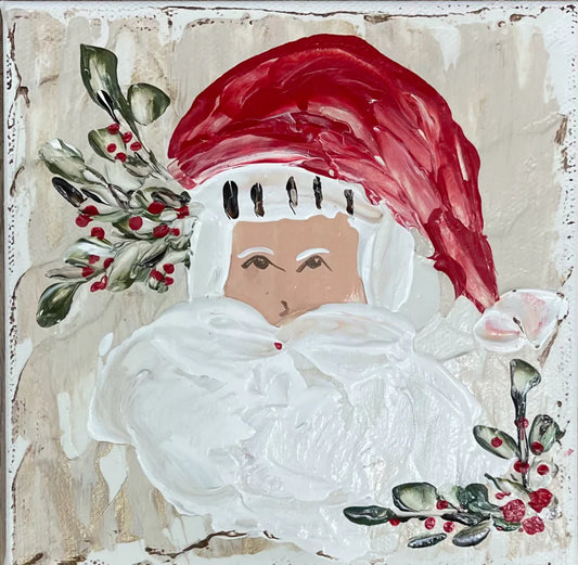 New Red Santa Art