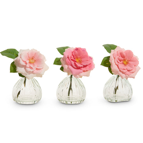 Pink Rose Stem Vase