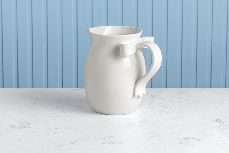 White Bow Pitcher