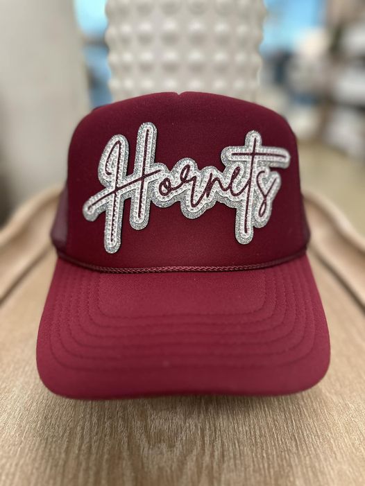 Maroon Hornet Hat