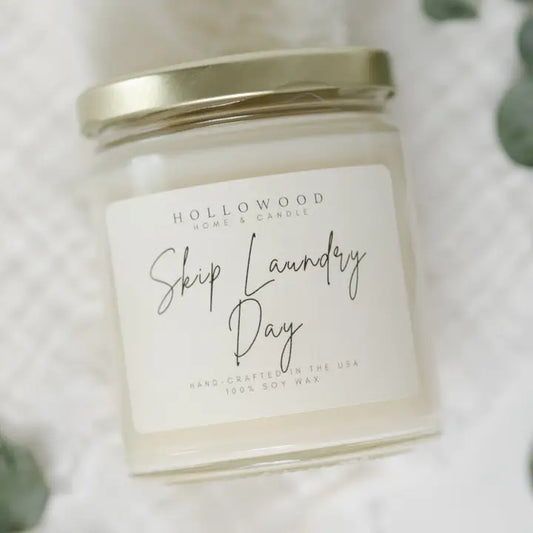 Skip Laundry Day 8 oz Candle