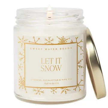 Let It Snow 9 oz. Candle