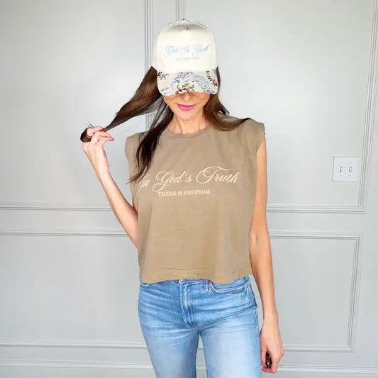 In God's Truth Puff Tank