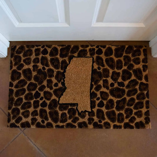 Mississippi Leopard Doormat