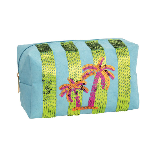 Palm Tree Pool Sparkle Case