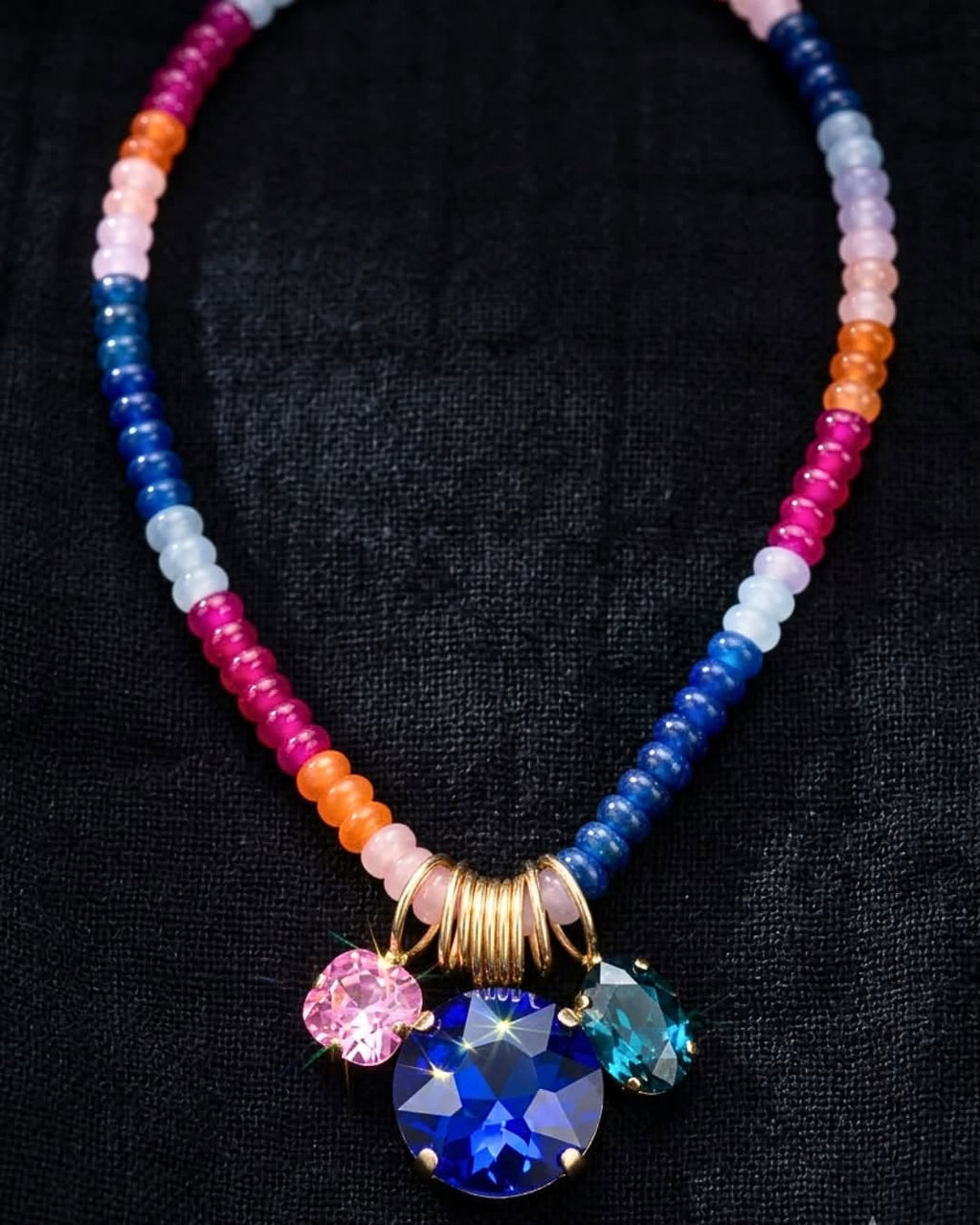 Bedazzle Beaded Necklace