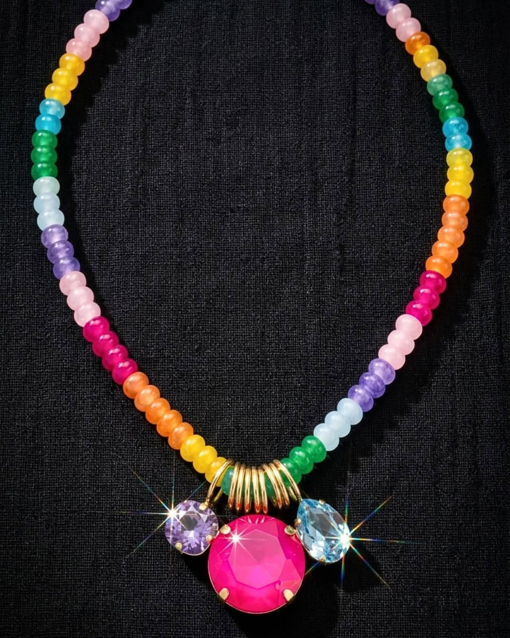 Bedazzle Beaded Necklace