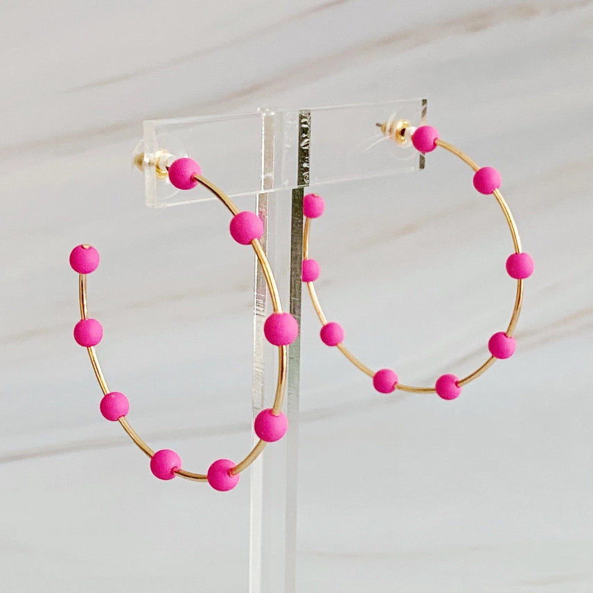 Color Dot Earrings