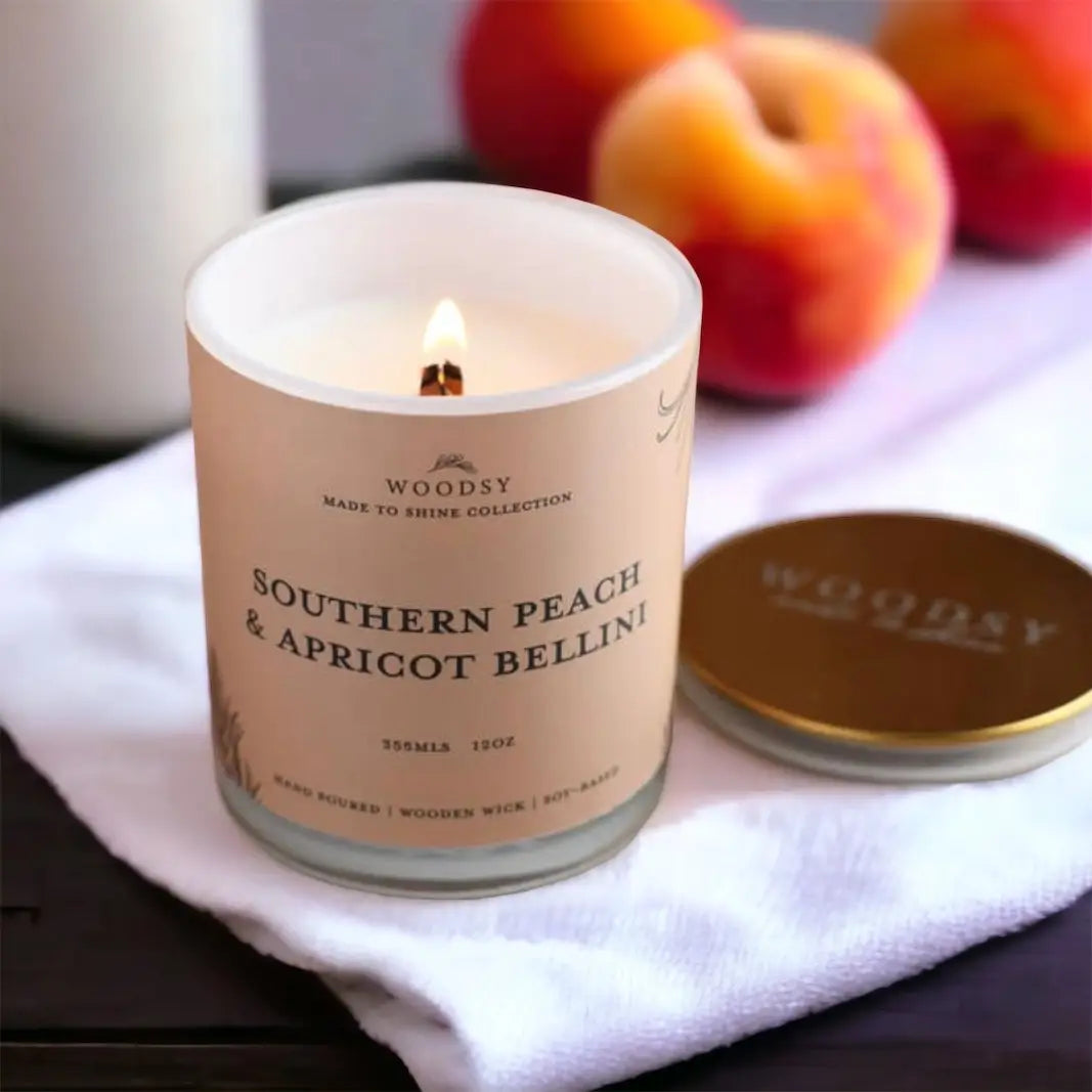 Southern Peach & Apricot Bellini 12 oz Candle