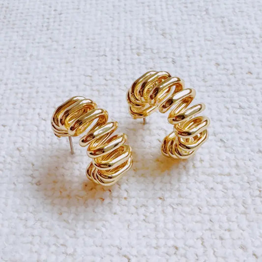 Curly Cord Hoop