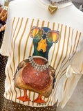 Stripe Duck with Crystals