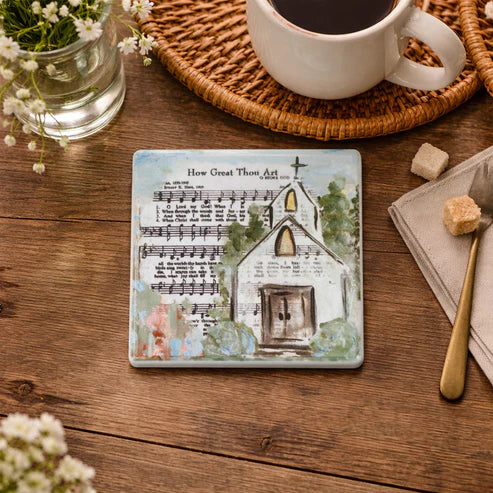 GA How Great Thou Art Church Coasters