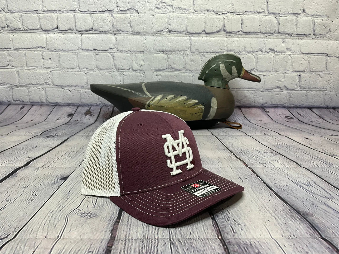 MSU Maroon/White Hat