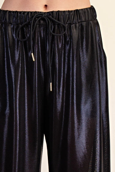 Black Lurex Knit Set