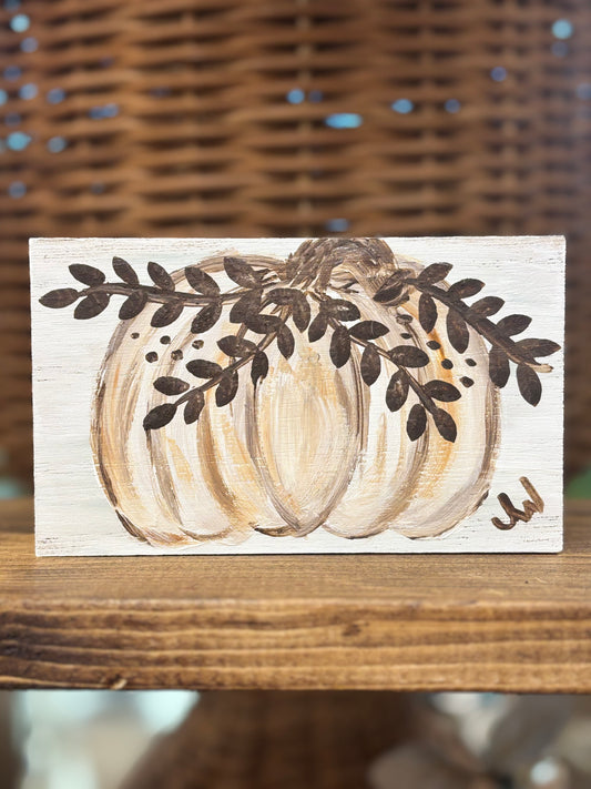 JW Art 3x5 Brown Pumpkin