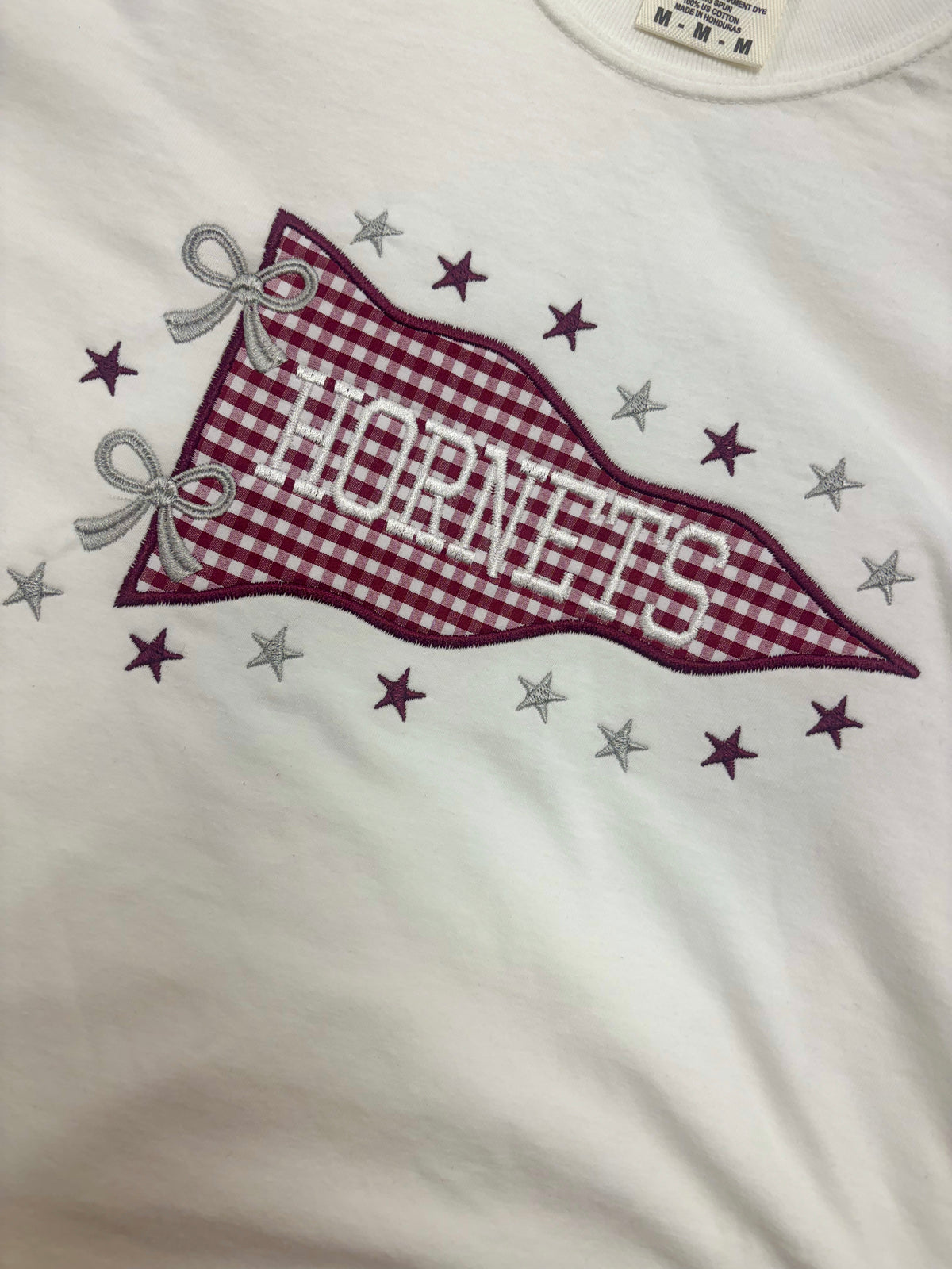 Hornets Gingham Pennant Tee