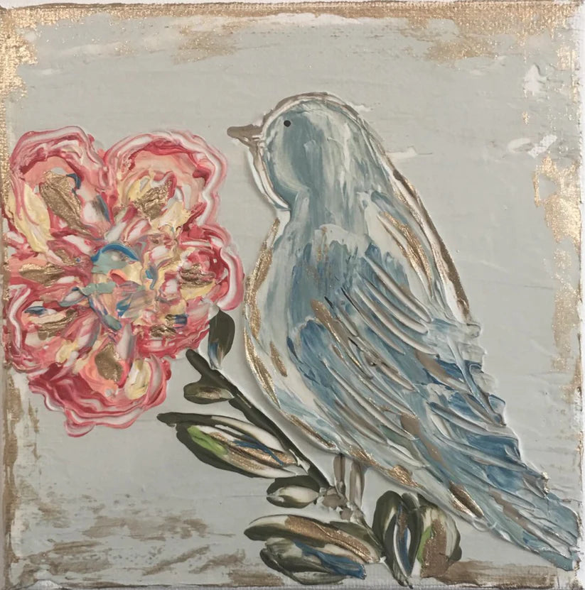 Blue Bird Art 12x12