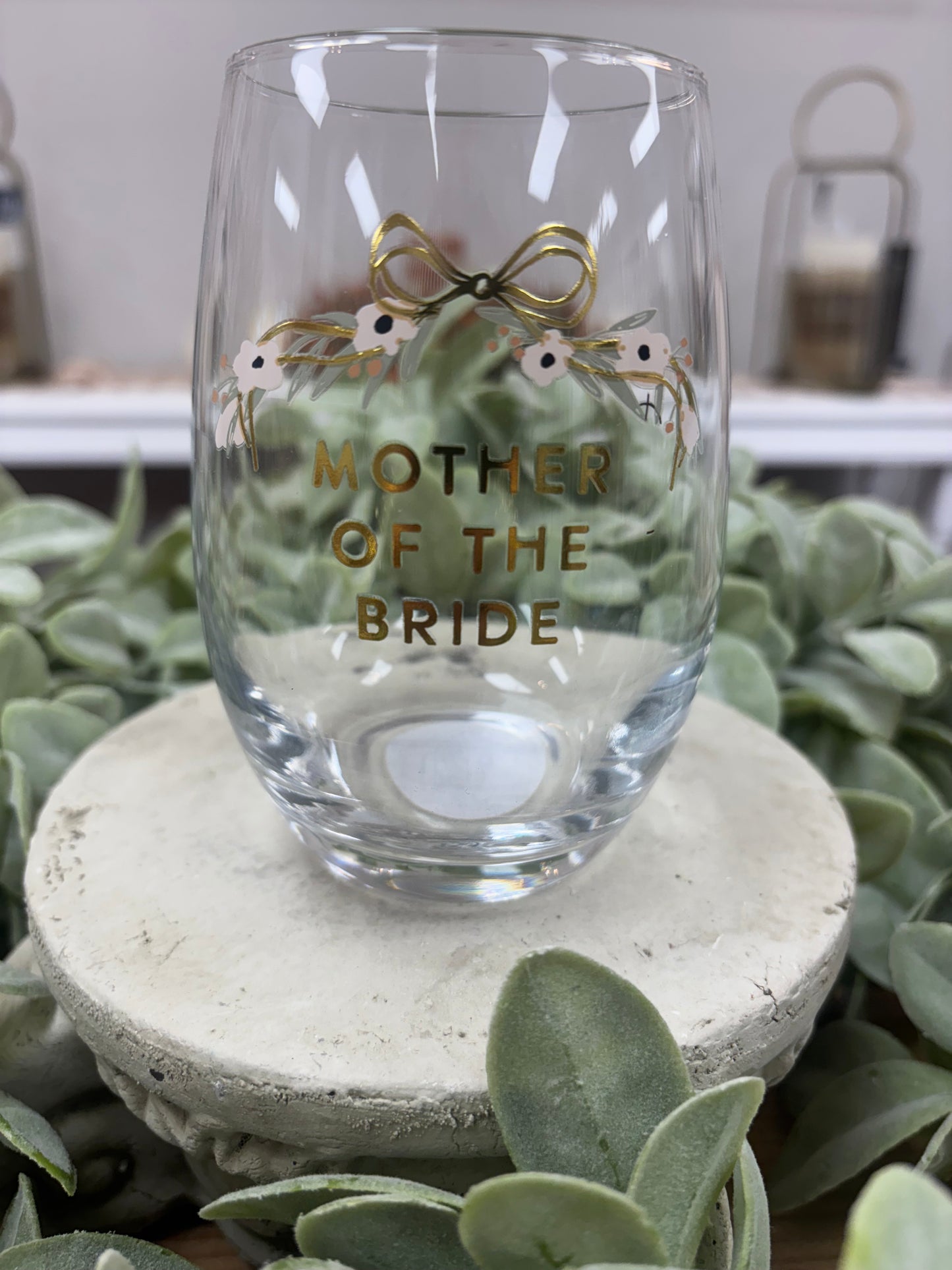 Mother of the Bride Glass