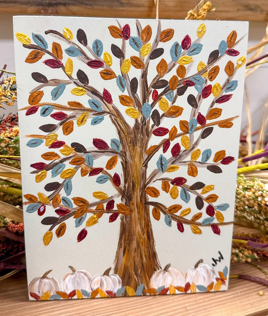 JW Art 6X8 Fall Tree