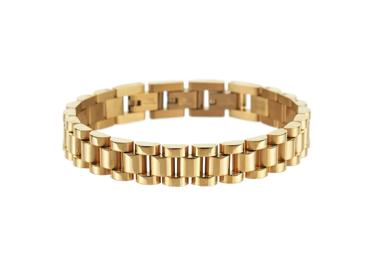 Brenda Grands Jewelry - Gold Watch Band Bracelet