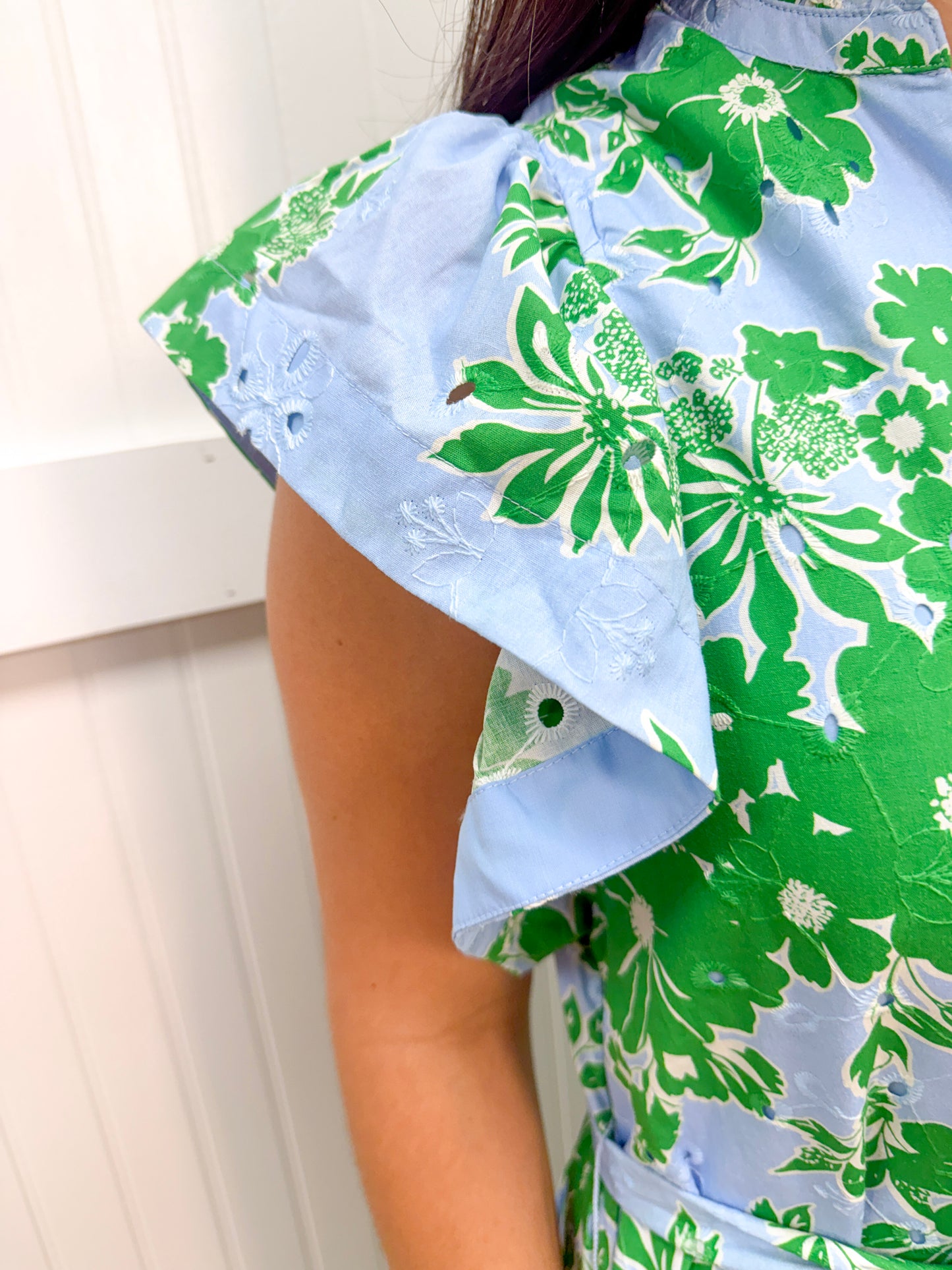 Green Garden Party Dress