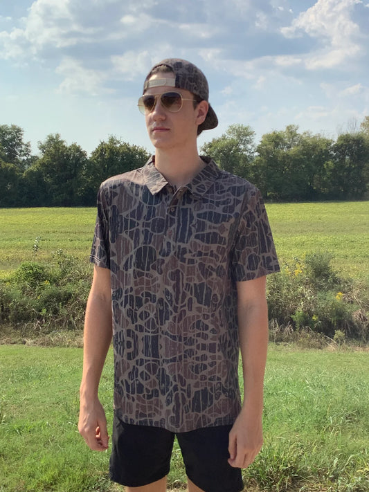 Camo Vein Polo
