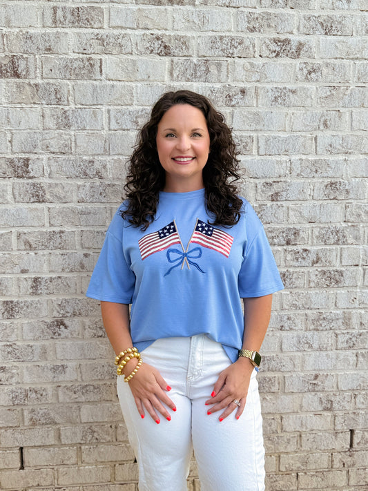 Flags and Flare Top