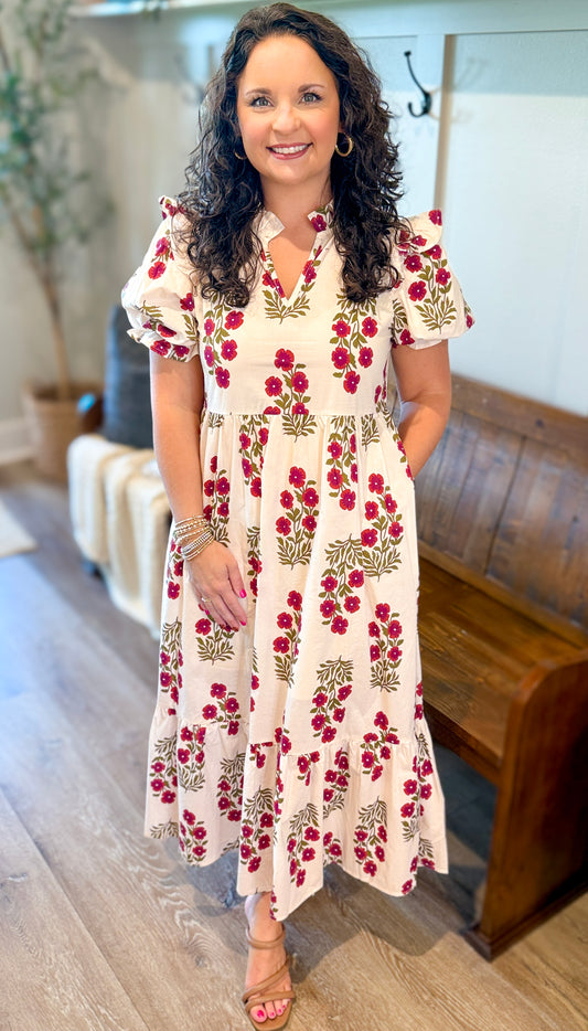 Flirty Fall Maxi Dress