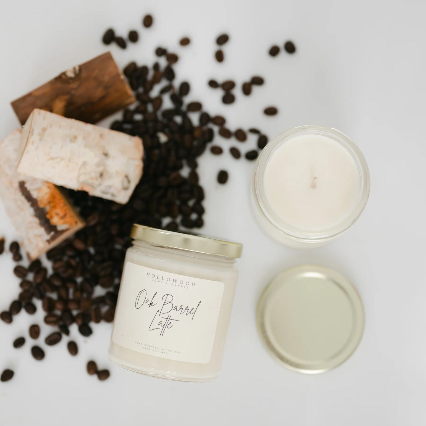HW Oak Barrel Latte Candle