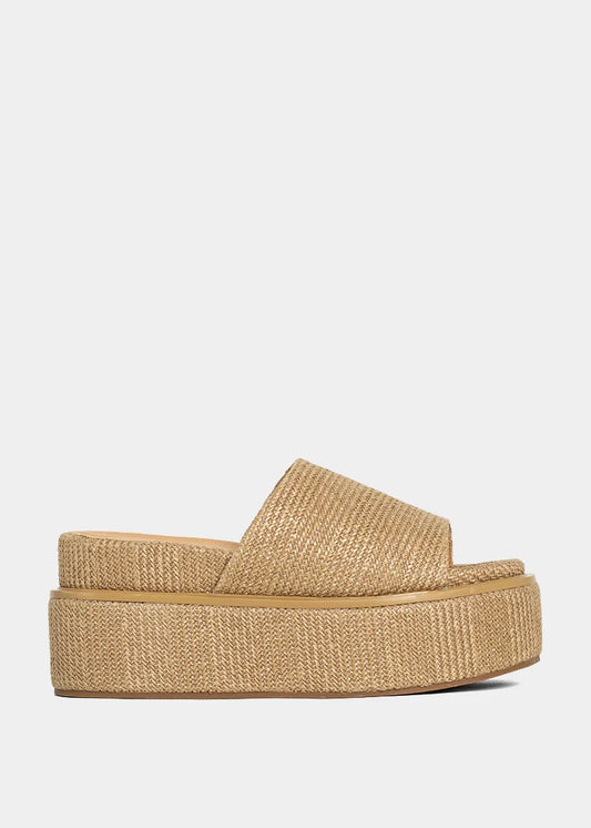 Lexie Natural Platform Sandal