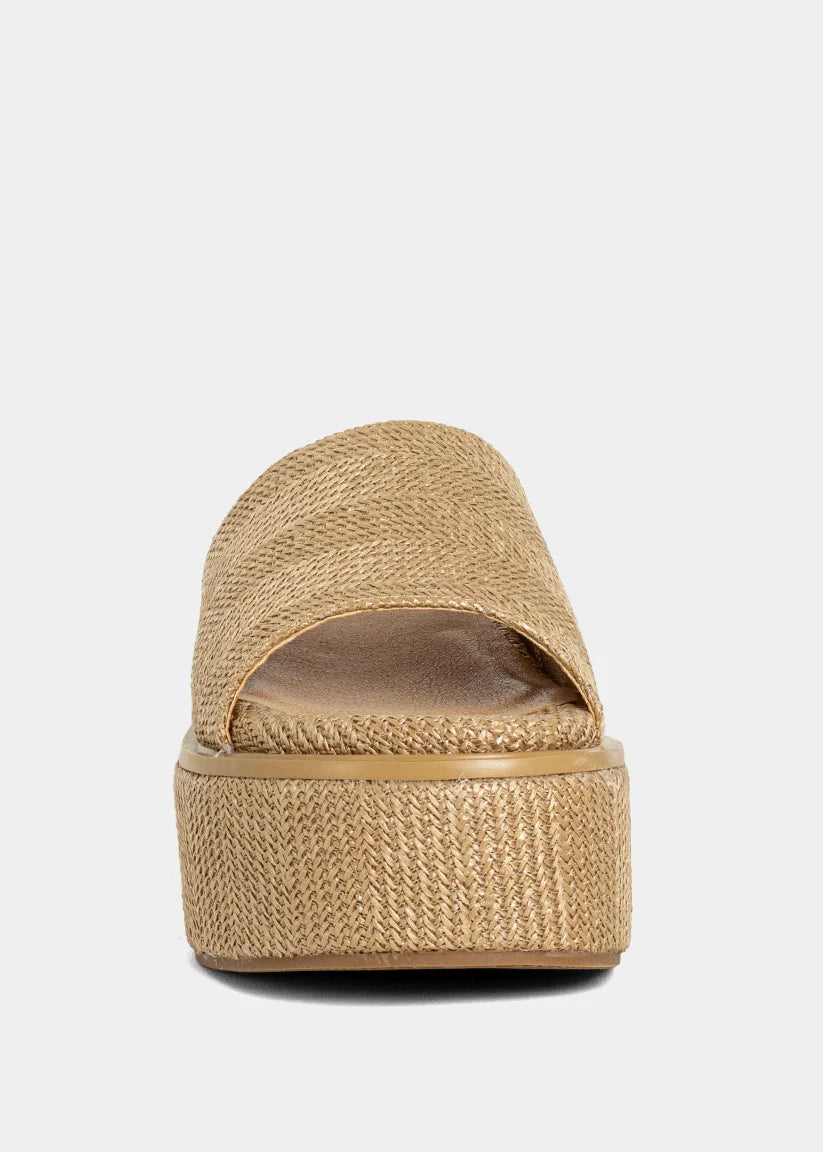 Lexie Natural Platform Sandal
