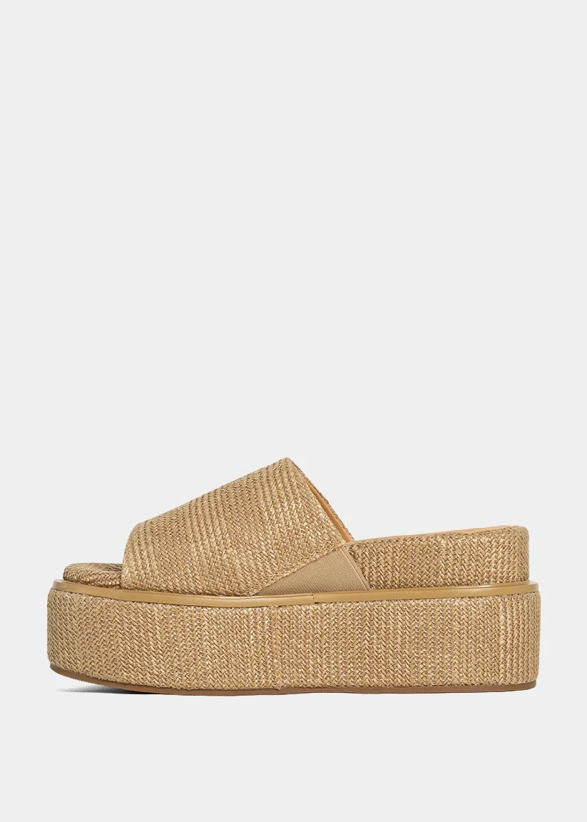 Lexie Natural Platform Sandal