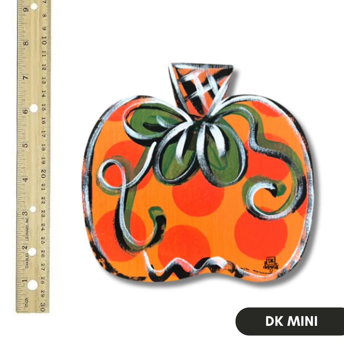 Polka Dot Pumpkin Mini