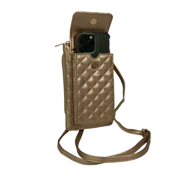 Mor Phone Crossbody Gold