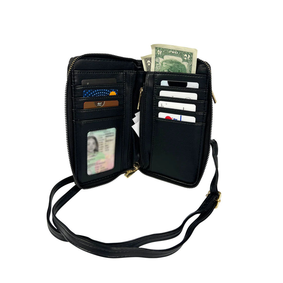 Mor Phone Crossbody Black