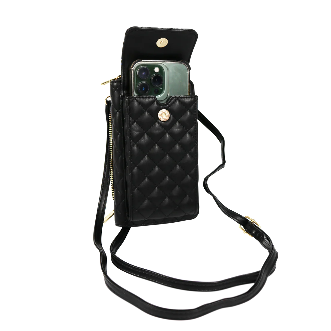 Mor Phone Crossbody Black