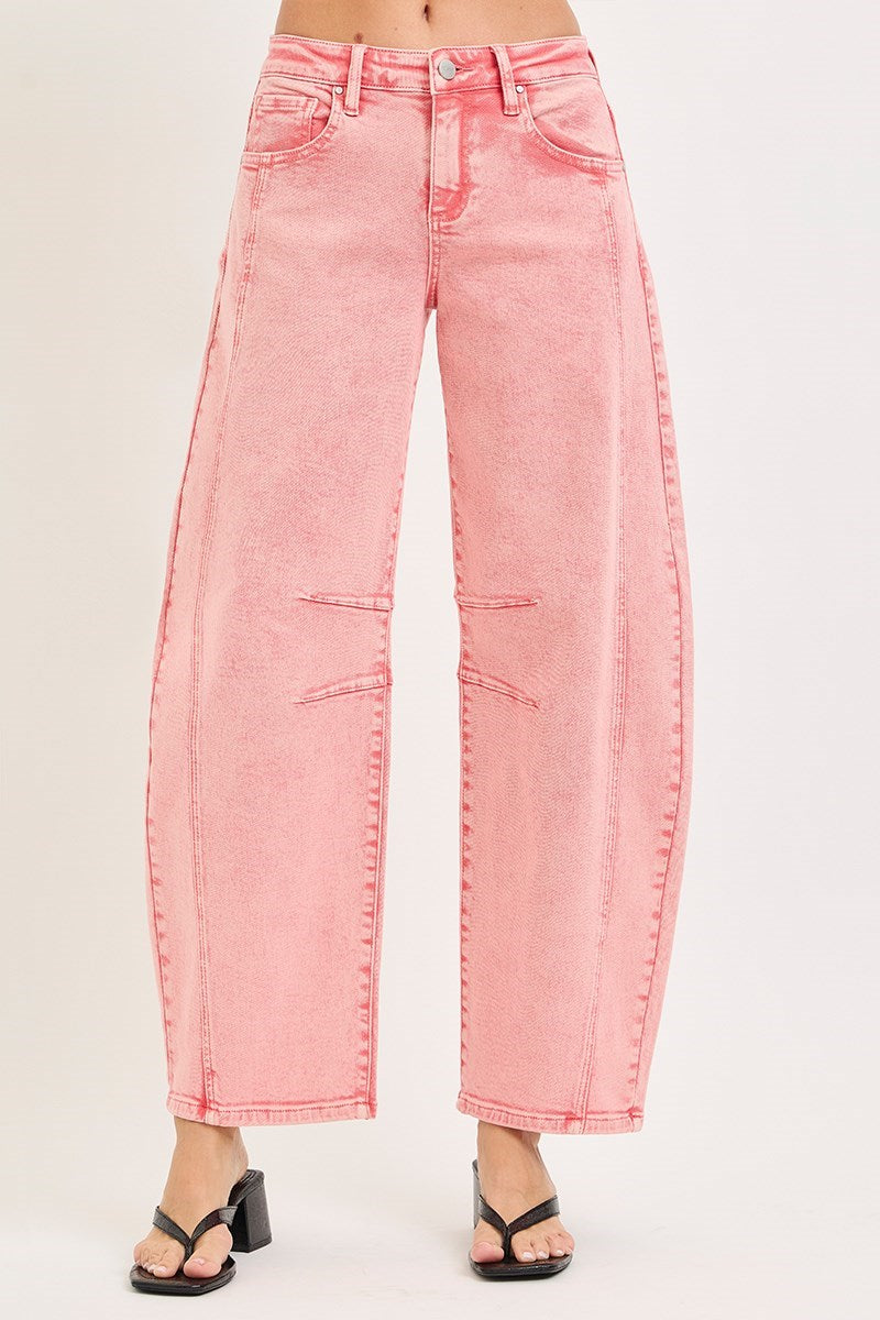 Taffy Slouchy Ankle Barrel Jeans