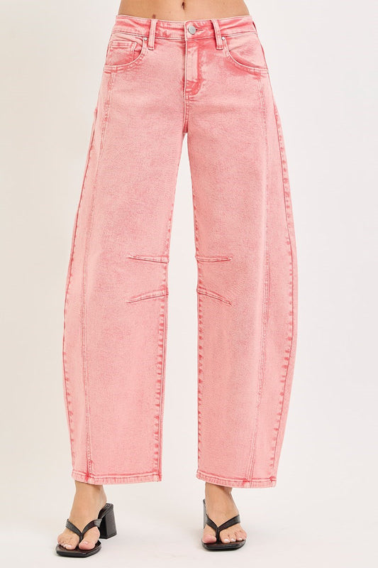 Taffy Slouchy Ankle Barrel Jeans