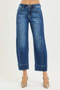 Slouch Crop Barrel Jeans