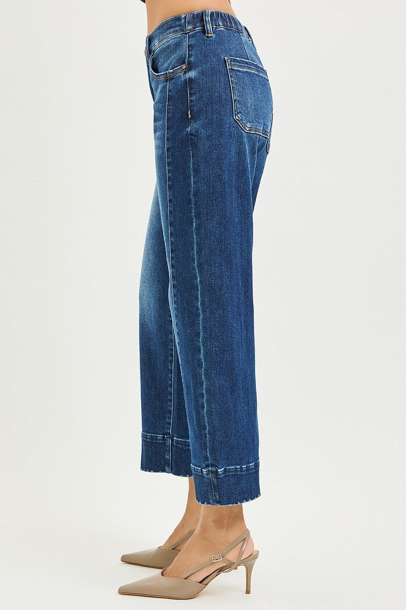 Slouch Crop Barrel Jeans