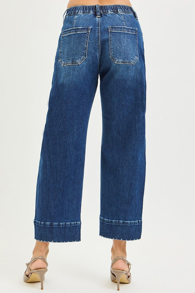 Slouch Crop Barrel Jeans